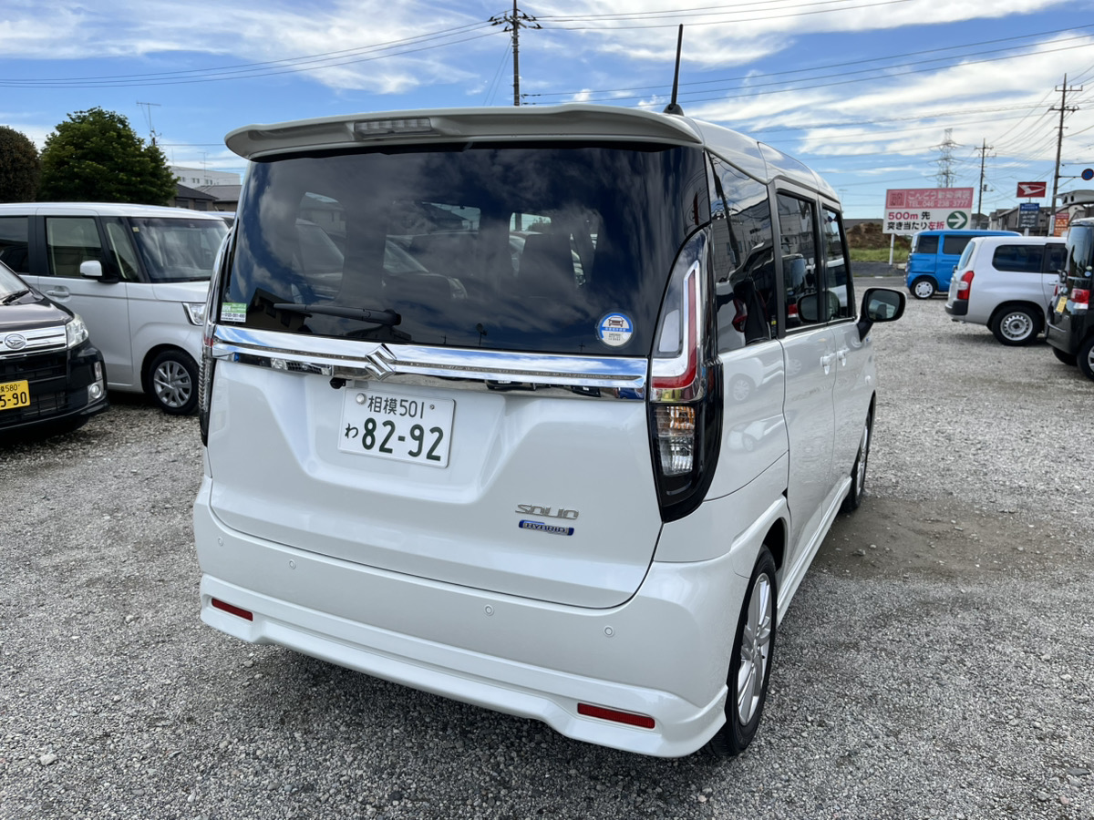 スズキ・ソリオのリア外観｜メンテナンス車両としての積載も◎