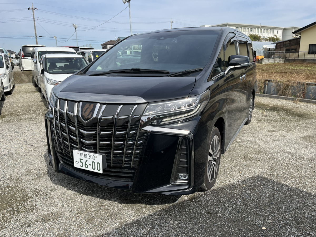官公庁向けトヨタ・アルファード公用車の外観