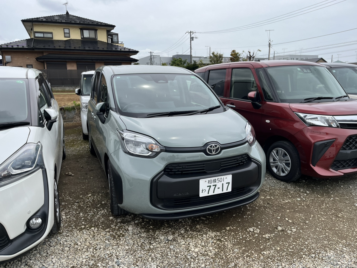 サービス業向けトヨタ・シエンタの外観